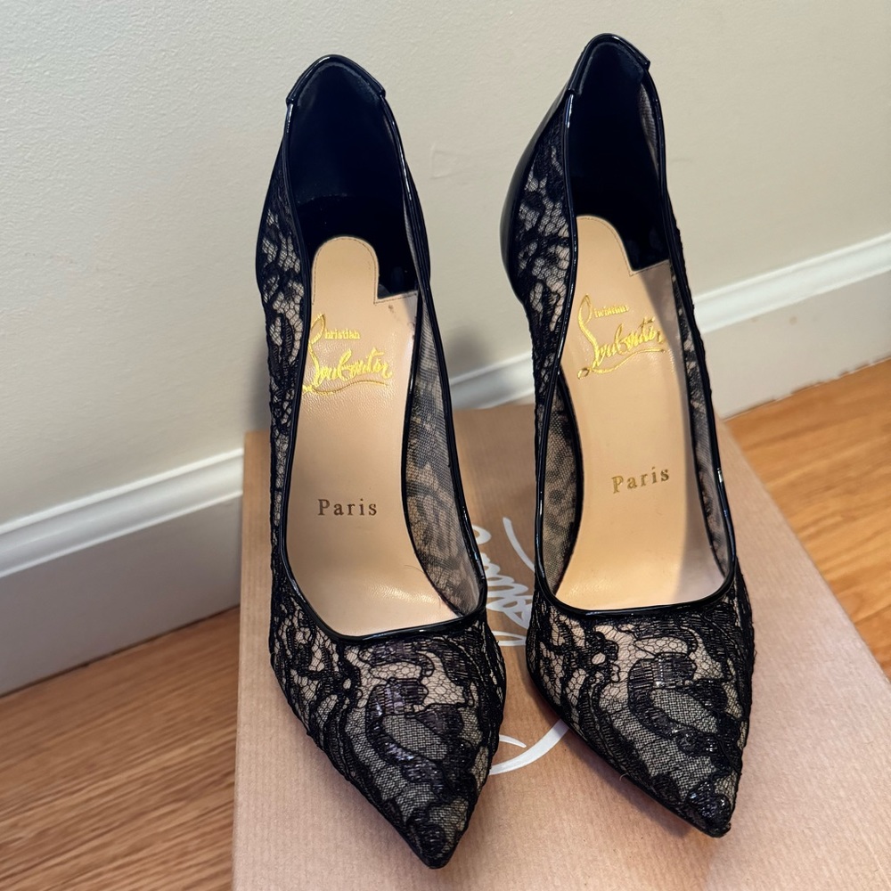 AUTHENTIC Christian Louboutin Follies Lace 100